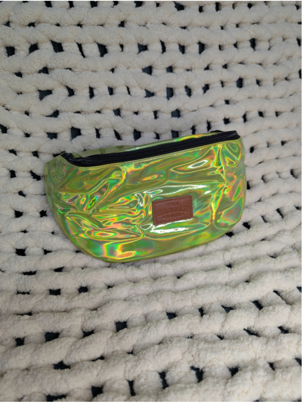 NEW XL The Saddle Sack Holographic Saddle Bag Trail Riding Horse Tack Storage